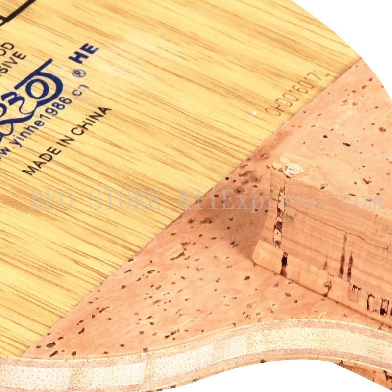 YINHE 985 Tafeltennis Hout - 5 Laags Hout Carbon Fiber - JS Handvat - Snelle Aanval Offensief