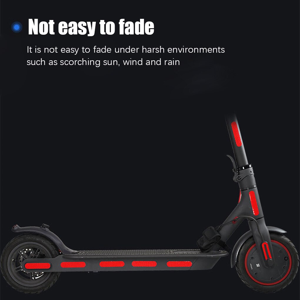 Nuovo 20 pezzi Scooter elettrico parti di Skateboard adesivi notte decalcomanie riflettenti protettive per accessori Ninebot MAX G30 M365