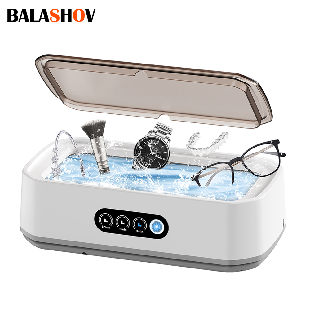 Ultraschall Reiniger Maschine Brillen 650 ml Mini Hochfrequenz Vibration Reinigung Für Gläser Schmuck Prothese Schnuller