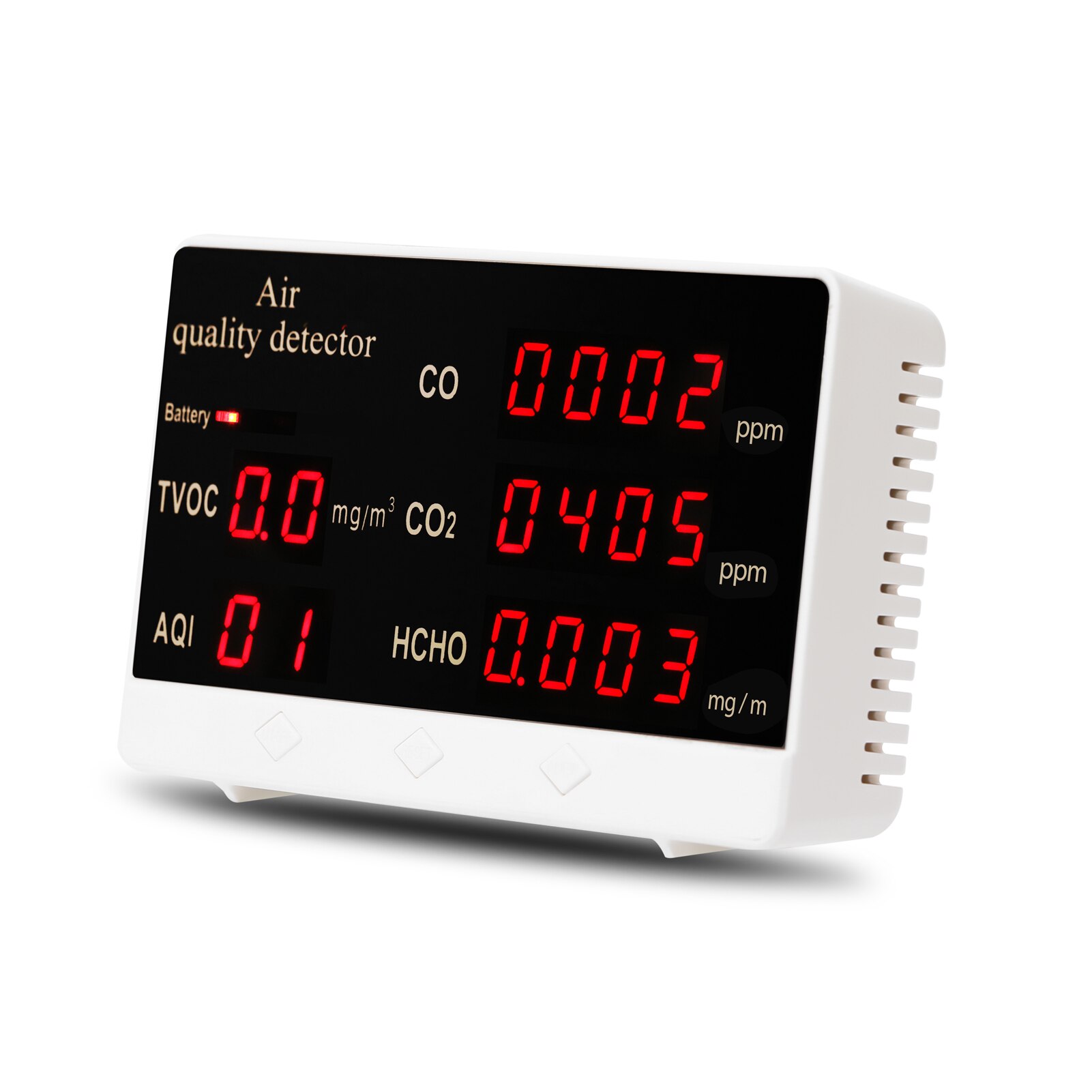 Digital CO2 Meter co2 Sensor High Accuracy CO CO2 HCHO TVOC Detector Air Monitor Air Analyzer Carbon Dioxide Sensor