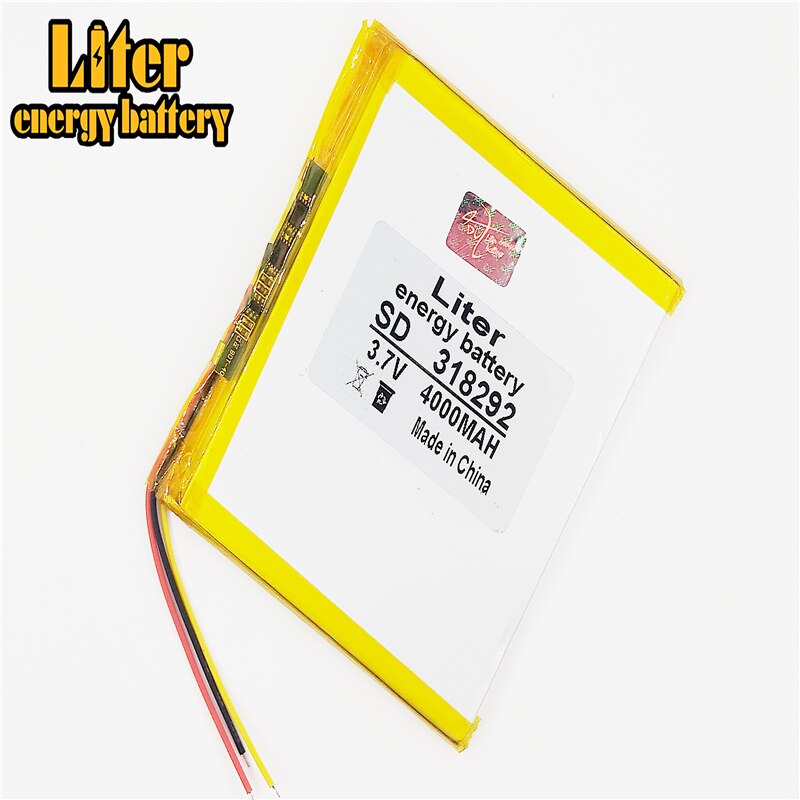 Batería de litio de 3 líneas para tableta, pila de 7 pulgadas de polímero de 318292 mah y seguimiento, para modelos de Huawei Grace 3118, 3G, PMT3118, 3,7 V y 4000mah