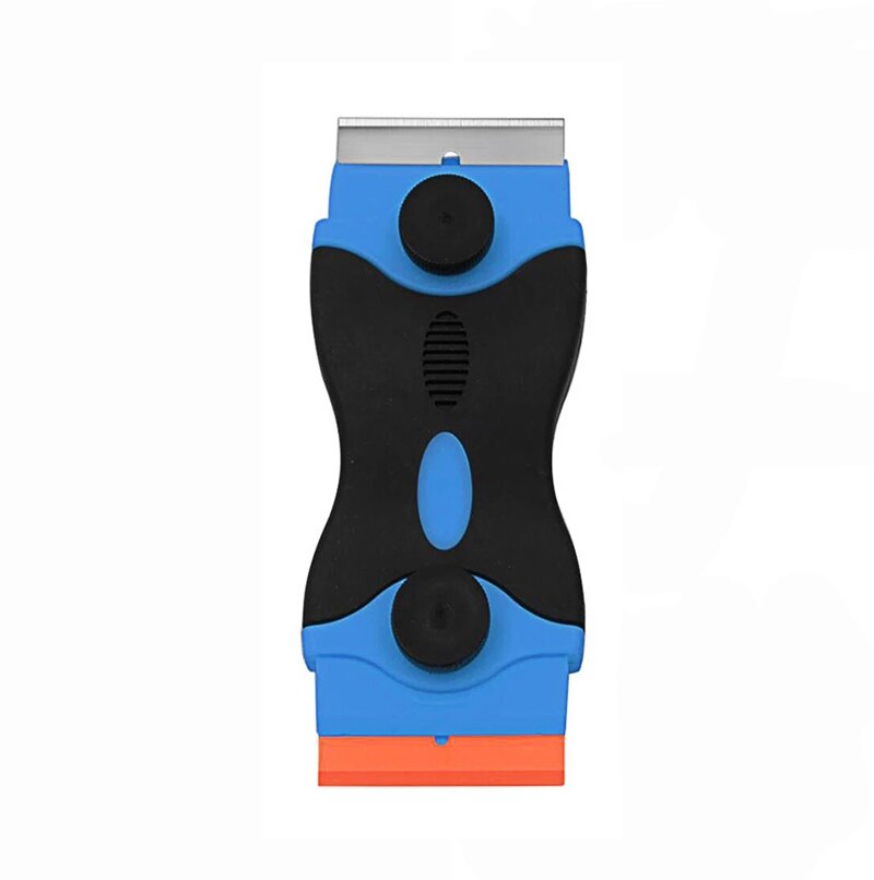 Multifunction Glass Ceramic Hob Scraper Cleaner Remover Spatula Home Tools Kitchen Stove Cleaning Utility Knife Squeegee Set: C