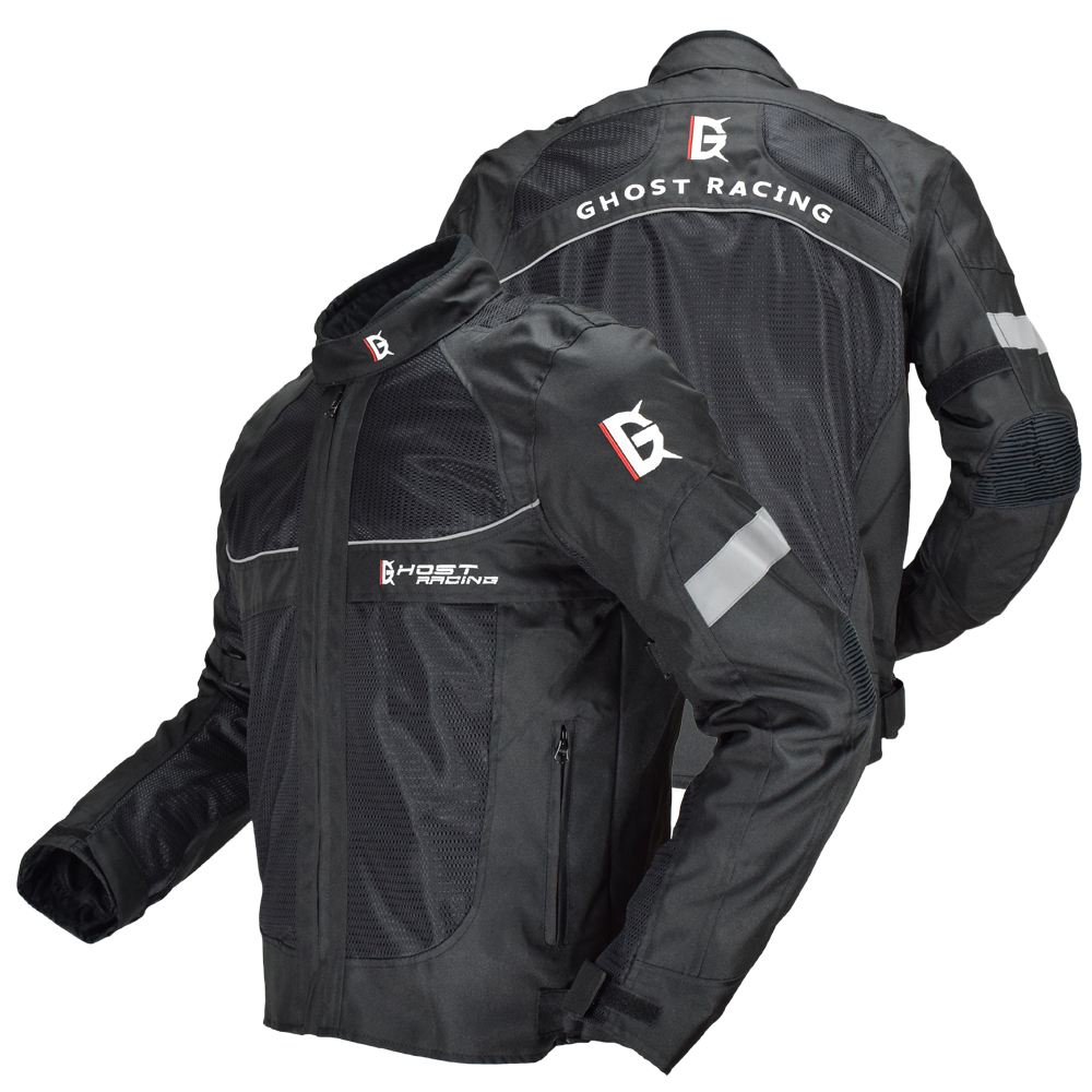 Ghost racing motorjas, winddichte motorjas, volledige beschermende kleding voor motorfietsen, winter motorkleding