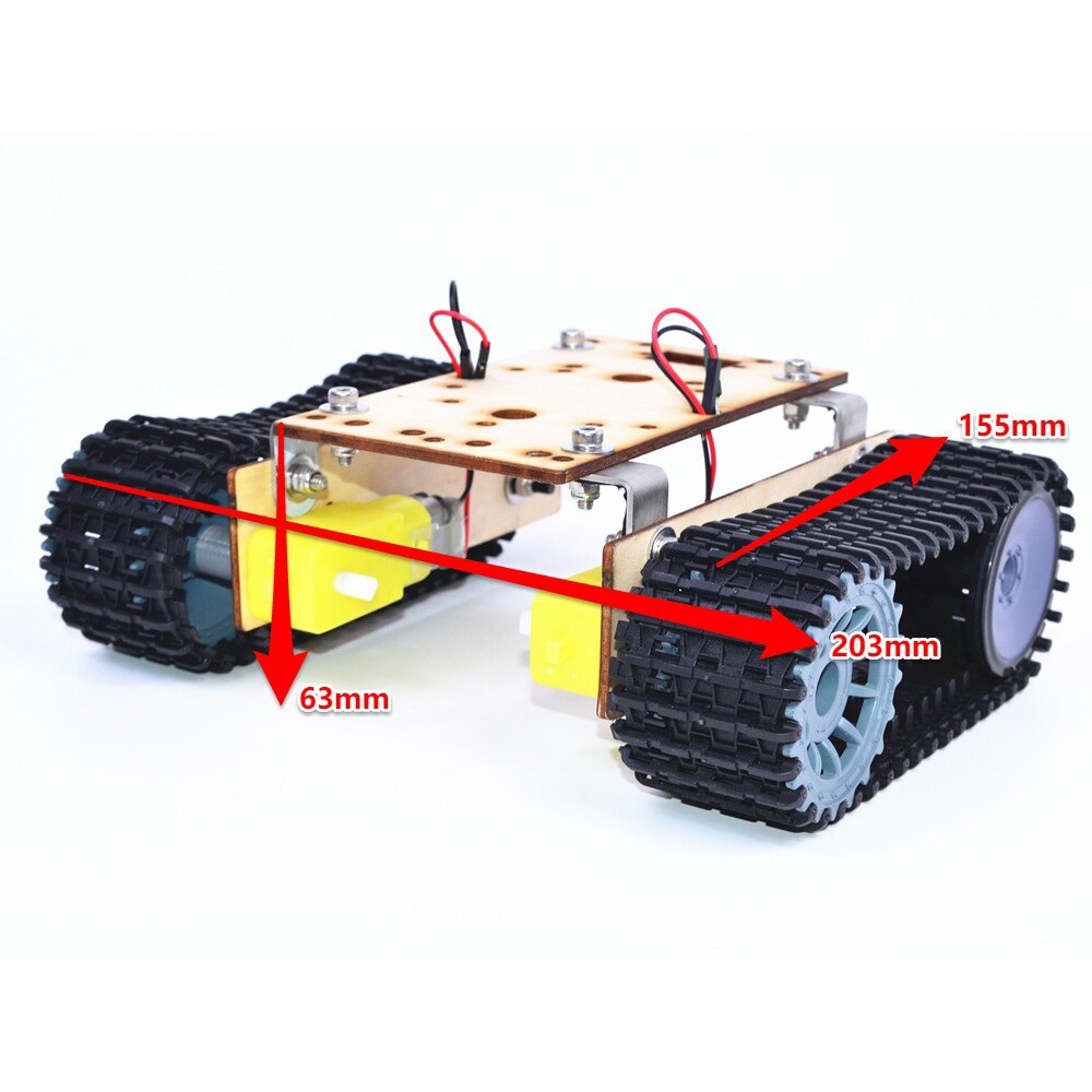 Panzer Arduino Roboter Panzer Chassis Verfolgt Auto Raupe Raupe P... – Grandado