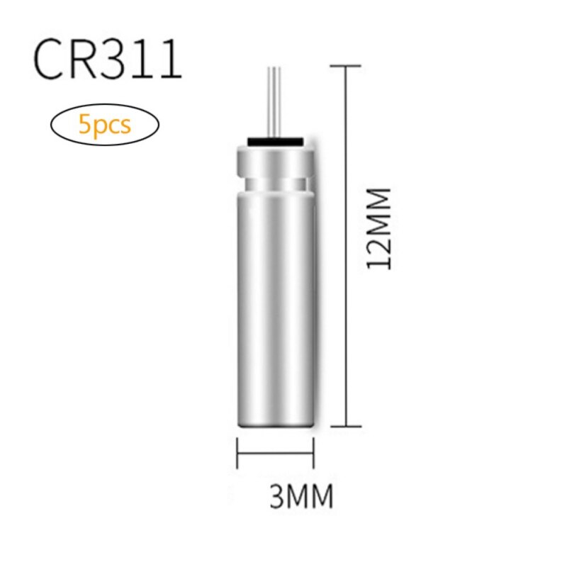 5pcs/set CR-311/CR-322/CR-425/CR-435 Batteries Fishing Float For Electronic Tackle Accessories Fishing Float Battery Lithium: 04