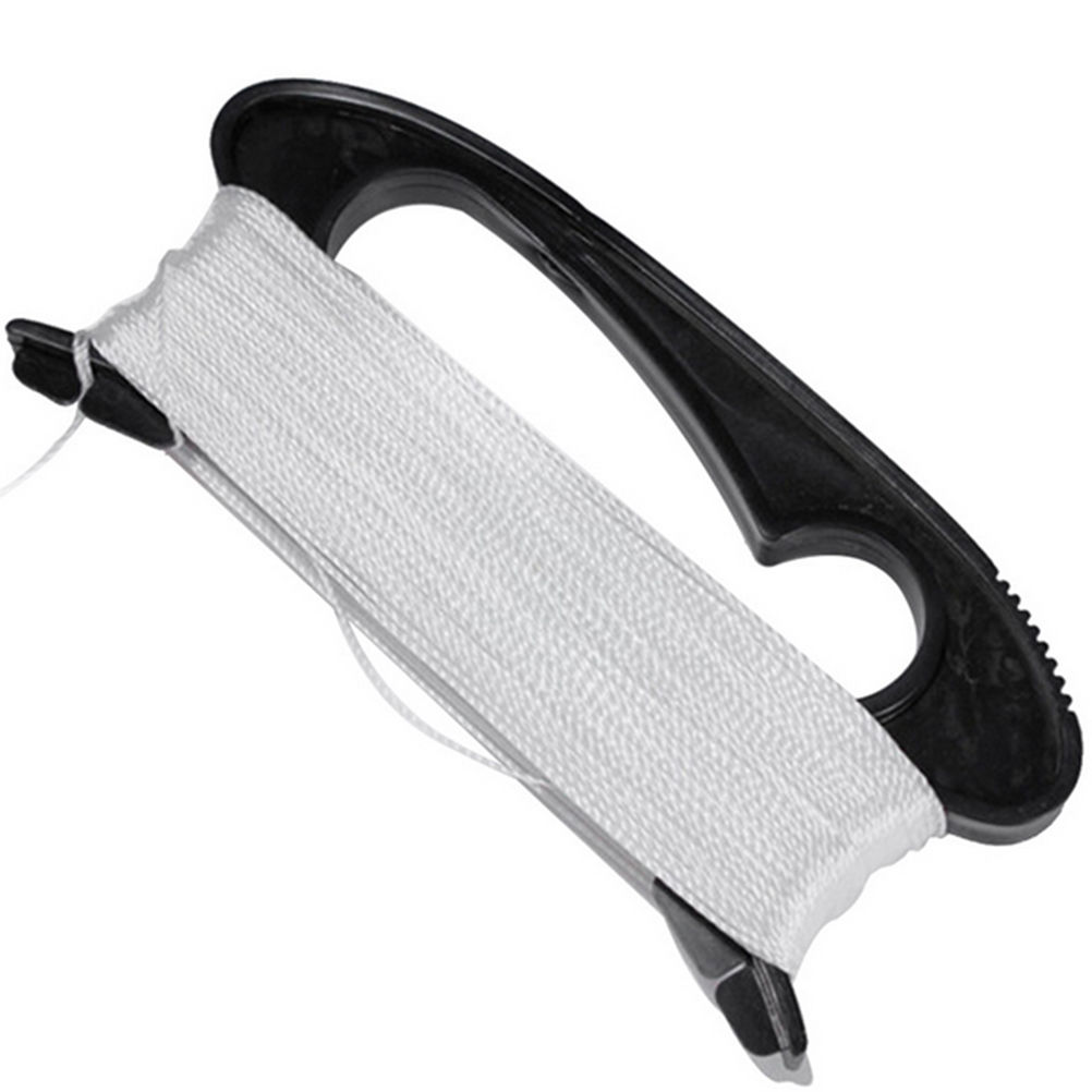 100M D Vorm Flying Kite Lijn Plastic + Polyester Witte Kleur Lijn Boord Vliegende Kite Lijn Accessoires