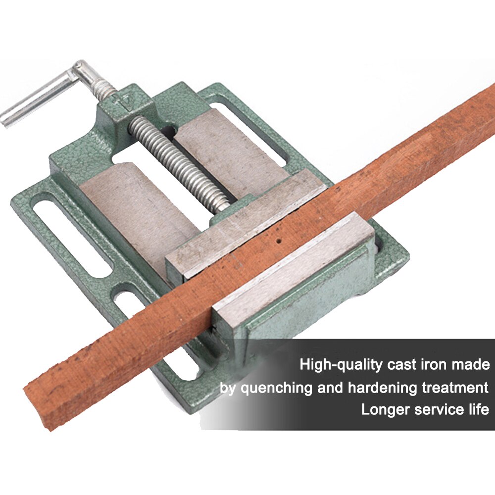 Woodworking Drilling Simple Machine Vise Pliers Table A Flat Nose Clamp Drill Table Vise 3 Inch