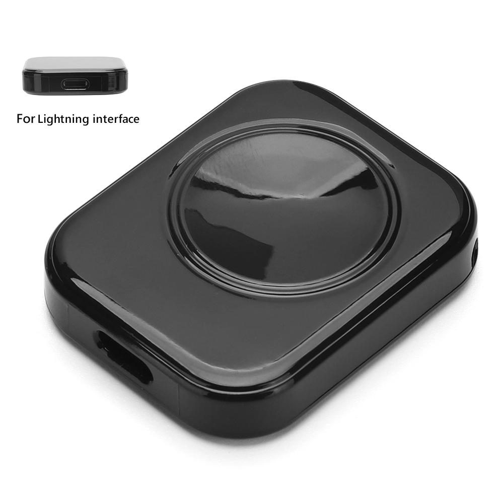 Smartwatch Wireless Magnetic Charger for Apple Watch Ultra 49mm for iWatch 8 7 6 5 4 3 2 1 SE Series Apple Watch Charging Dock: black