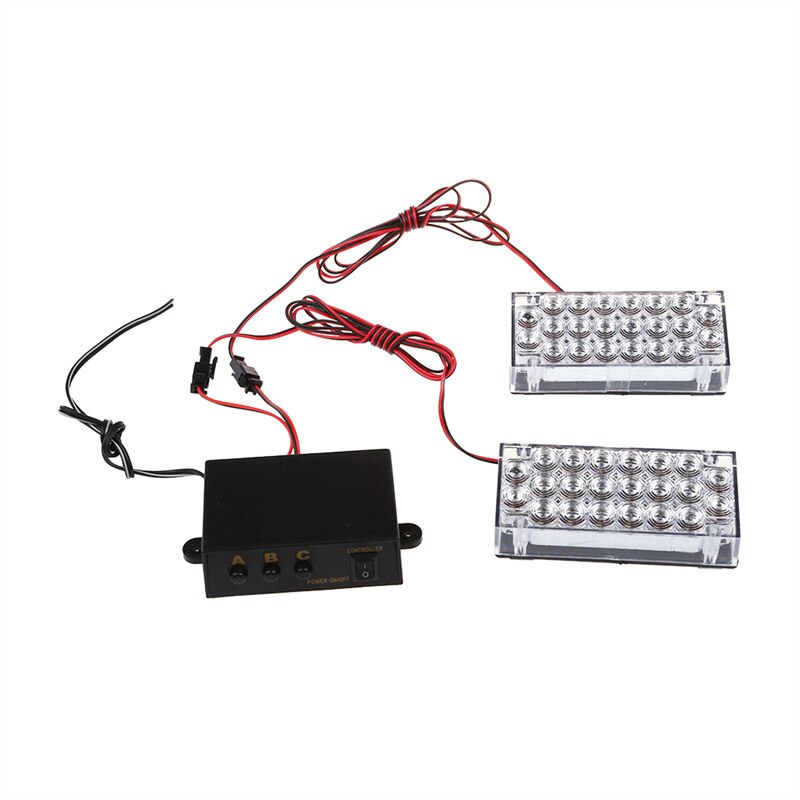 3 Modi 22 Led Strobe Achterlicht Knippert Wit