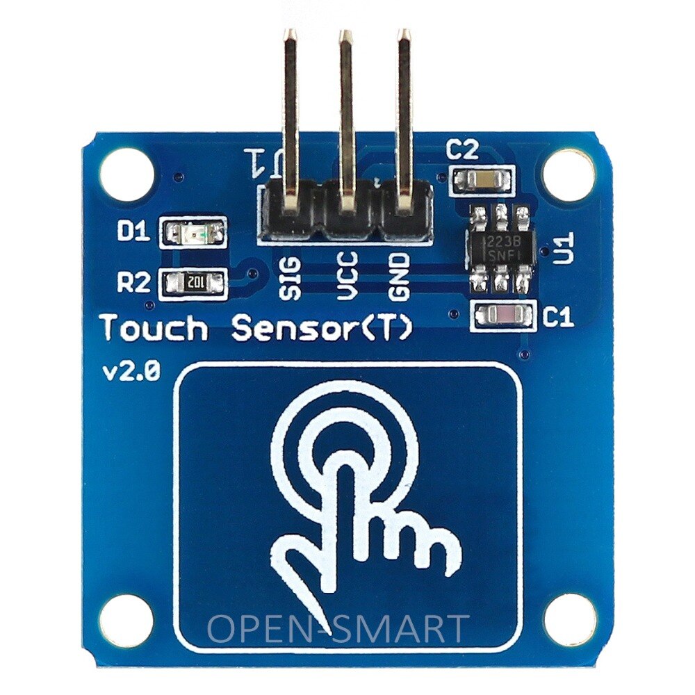 Módulo de interruptor de Sensor táctil capacitivo Digital Golden TTP223B (modo de palanca) para Arduino aumentar el circuito del filtro