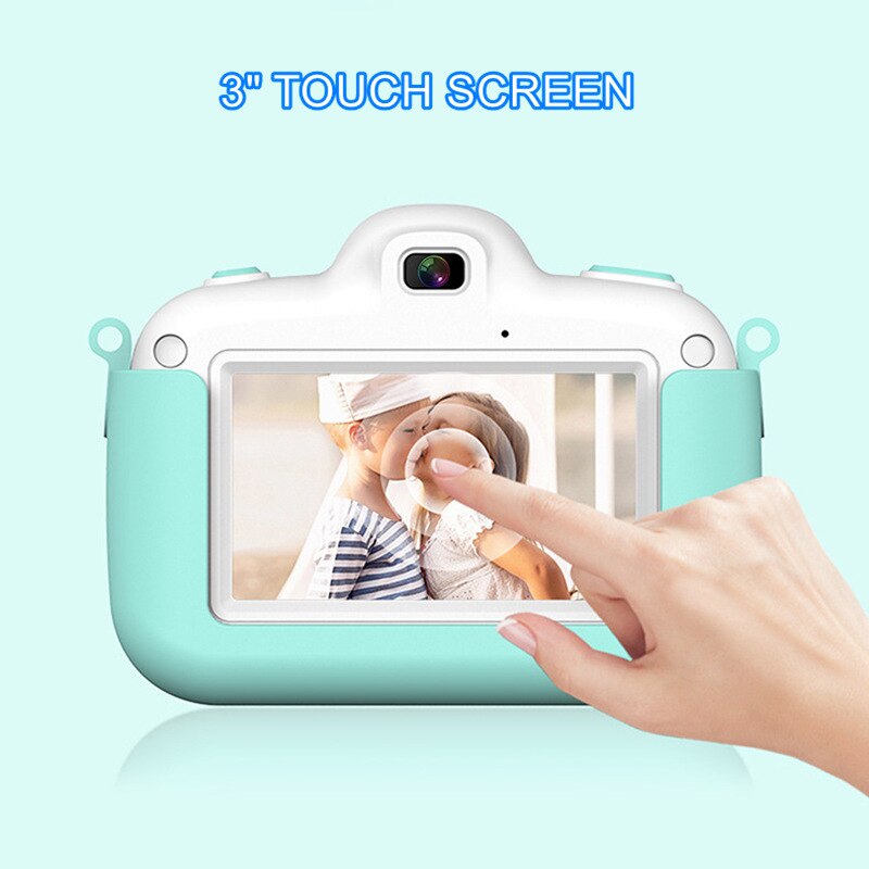 Leuke Chldren Speelgoed Camera Voor Schieten Fotografie Video 3 "Touch Screen 18MP Dual Lens Mini Digitale Camera 'S Voor kinderen Speelgoed Jongens
