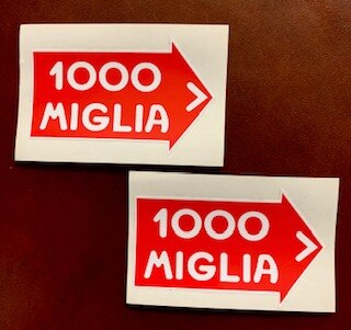 Stickers 1000 Miglia Auto Decoratie