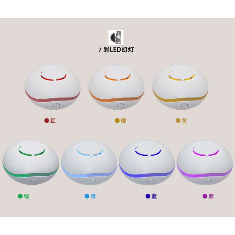 Car Air Purification Aroma Diffuser USBBattery Small Anhydrous Essential Oil Diffusion Aerosol dispenser