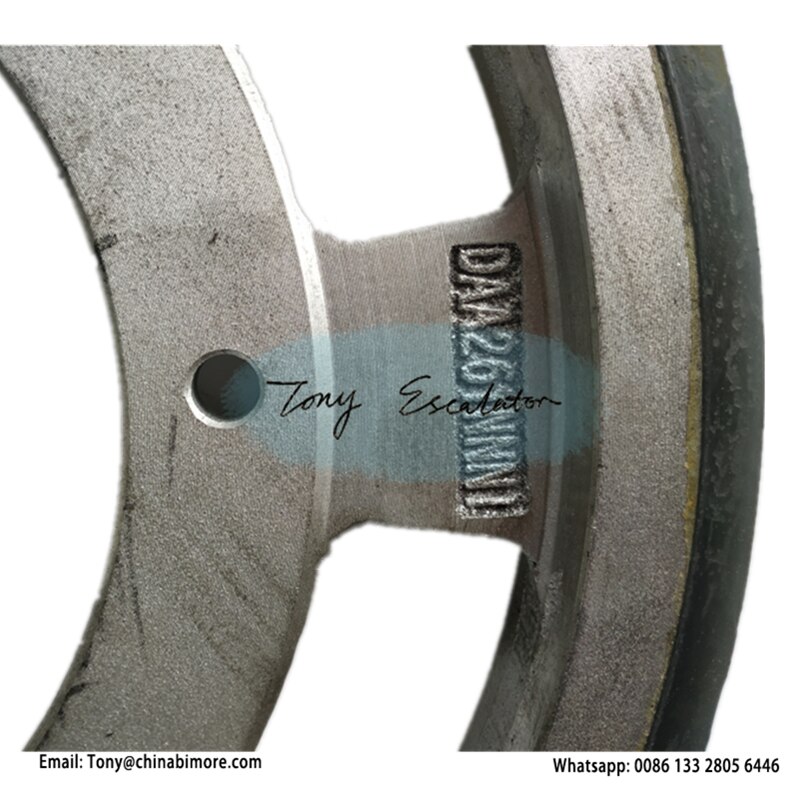 OTIS schodów ruchomych koła cierne DAA265NNN1 GAA265NNN1 dla 506NCE OD456mm W36mm ID218mm