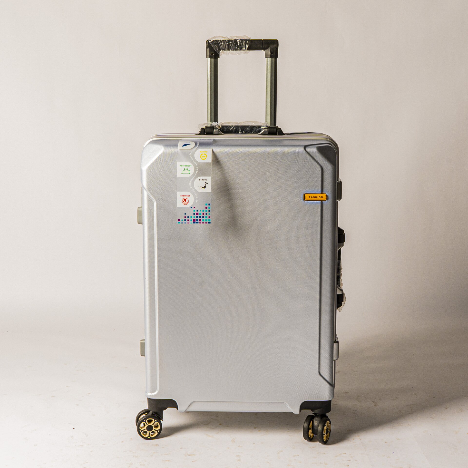 Den unisex aluminiumsramme vognkasse kabinetaske kuffert kuffert på forretningsrejse stewardess kuffert