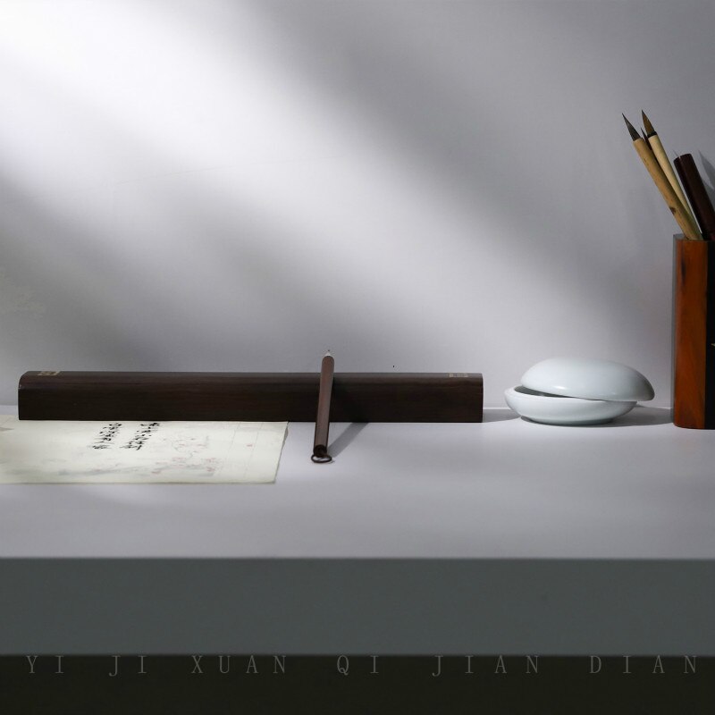 Paperweights Redwood Chinese Calligraphy Painting Special Paperweights Classical Carving Craft PaperWeight Stationery Supply