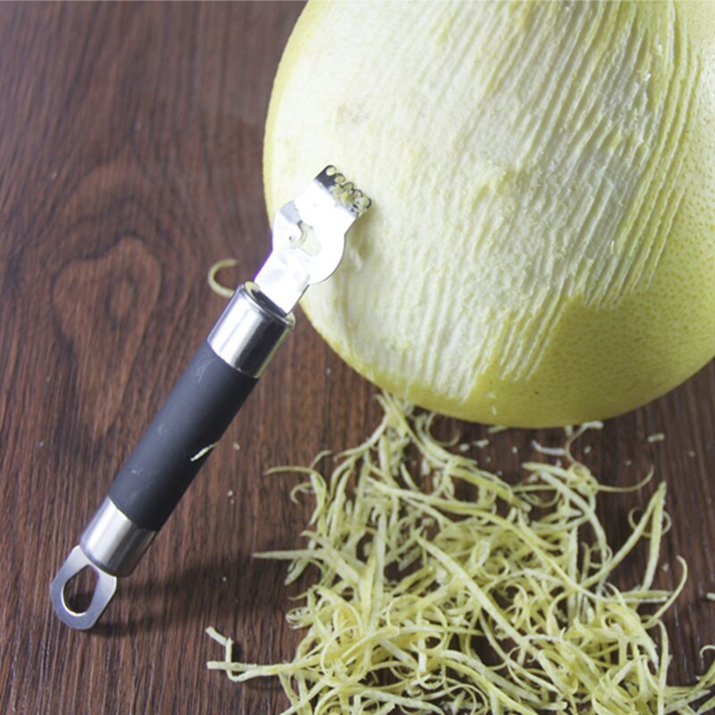 Rvs Oranje Citroen Zester Rasp Fruit Peelers Grips Schilmes Fruit Groente Tool Keuken Accessoires