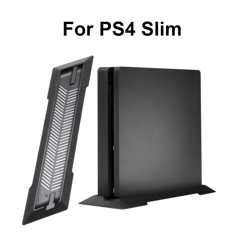 Verticale Stand Voor PS4 Slim Console Dock Cradle Mount Bracket Houder Voor PS4 Gastheer Basis Voor PS4 Pro Console Gaming accessoires: P4Slim-Black