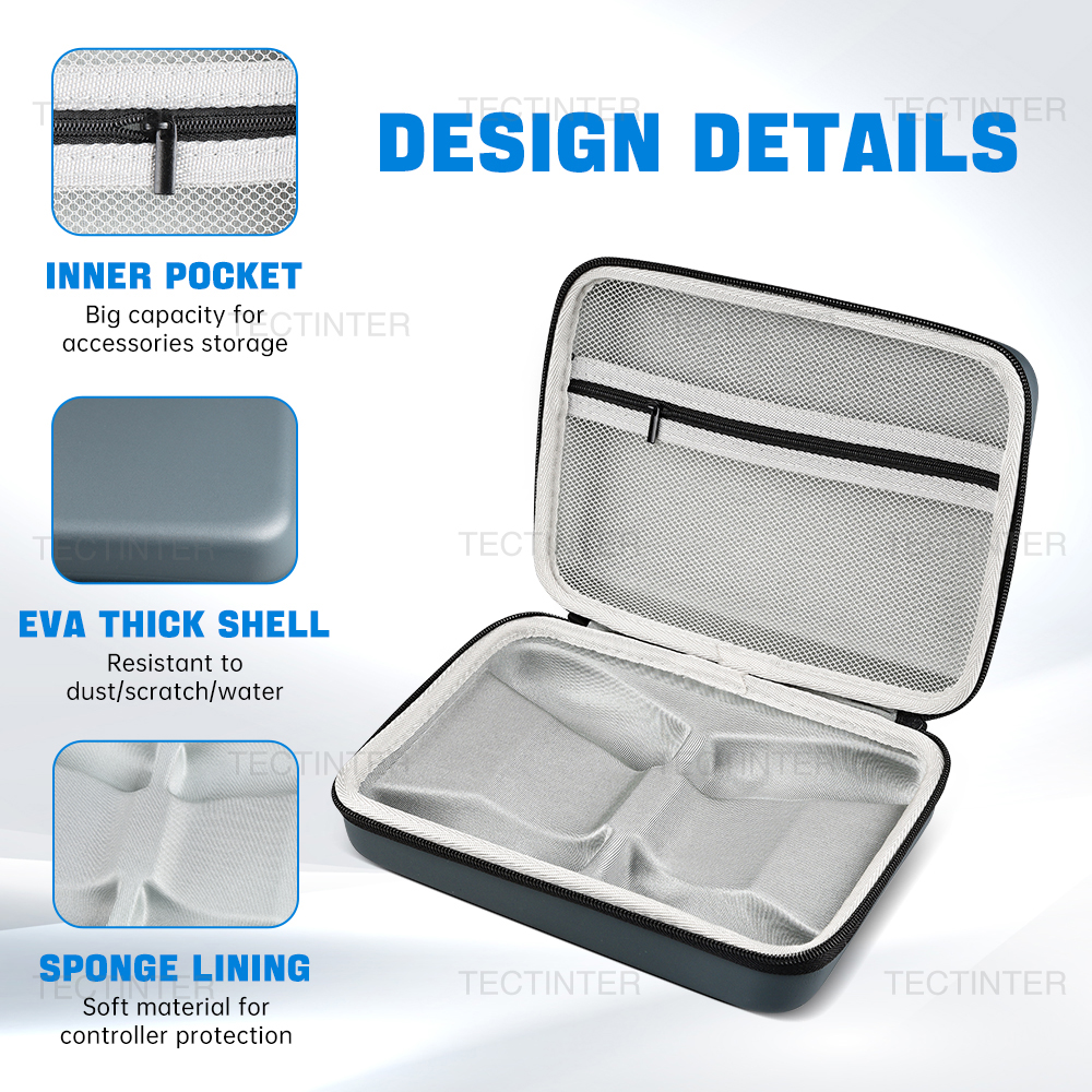 Dual Controllers Carrying Case For PS5/PS4/PS3/Xbox Series Controller Portable Shockproof Carry Case Bag For PS5 Accessories