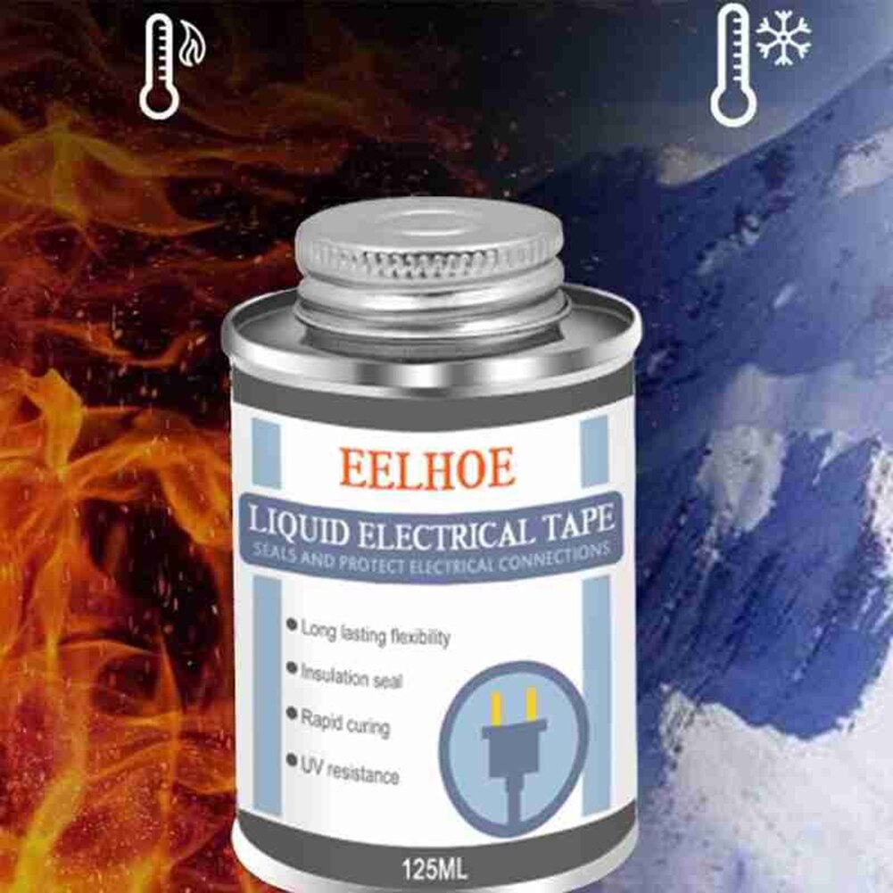 Pâte de caoutchouc pour Tube électrique, liquide d&#39;isolation étanche contre les UV, séchage rapide, colle de scellage isolante fixe, 125ml