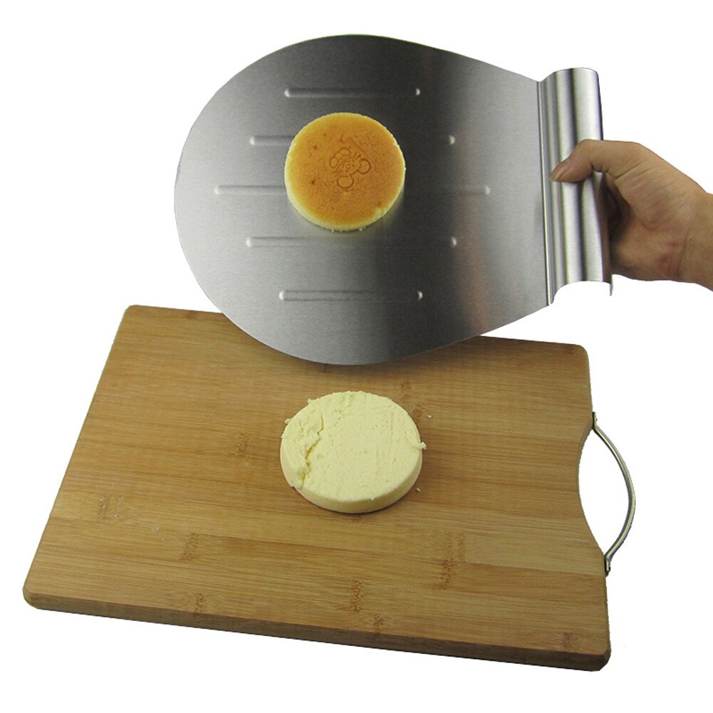 Kitchen Heat Resistant Moving Tool Silver Stainless Steel Baking Practical Pastry Lifter Cake Transfer Tray