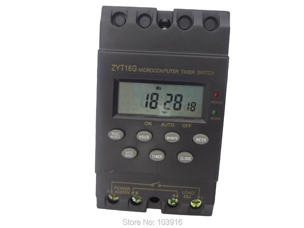 220V Timer Switch Timer Controller program/programmable timer switch 25A amps, LCD display