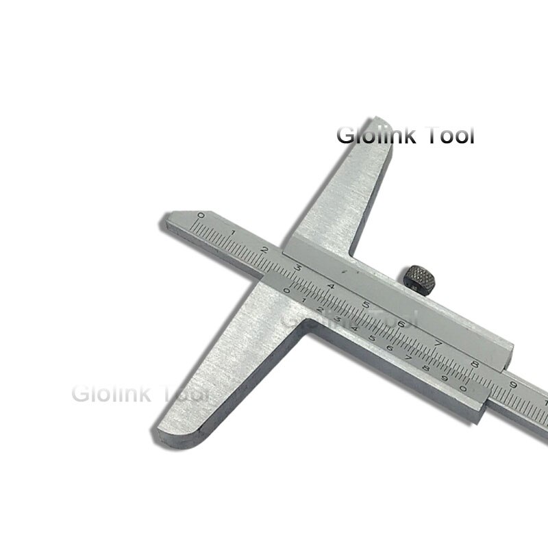 Calibrador Vernier de , herramienta de medición de profundidad de 150mm, 6 ", 0-150mm, 0,02mm