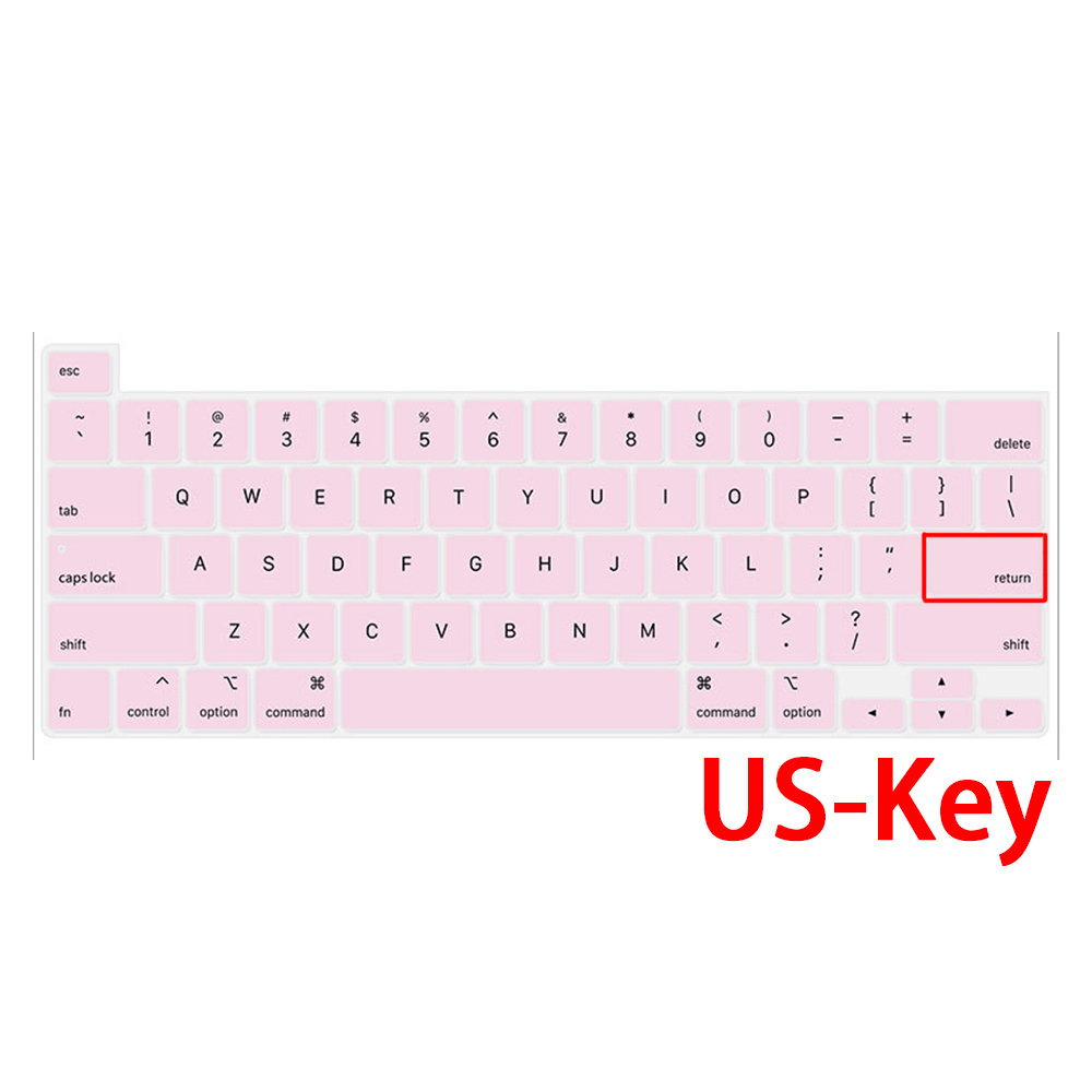 Laptop tastatur abdeckung für macbook Profi13 zoll tastatur Schutz Film für macbook 13 Neue Profi A2289 A2251Mac Profi farbe abdeckung: uns-Rosa