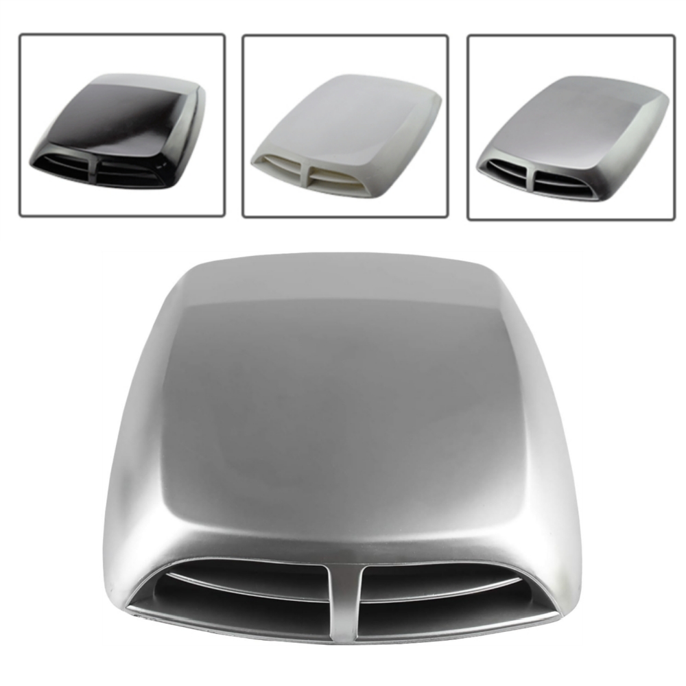 Universal Roof Air Vent Car Hood Scoop Vents Air Flow Intake Hood Scoop Vent Turbo Bonnet Sticker Cover for Car