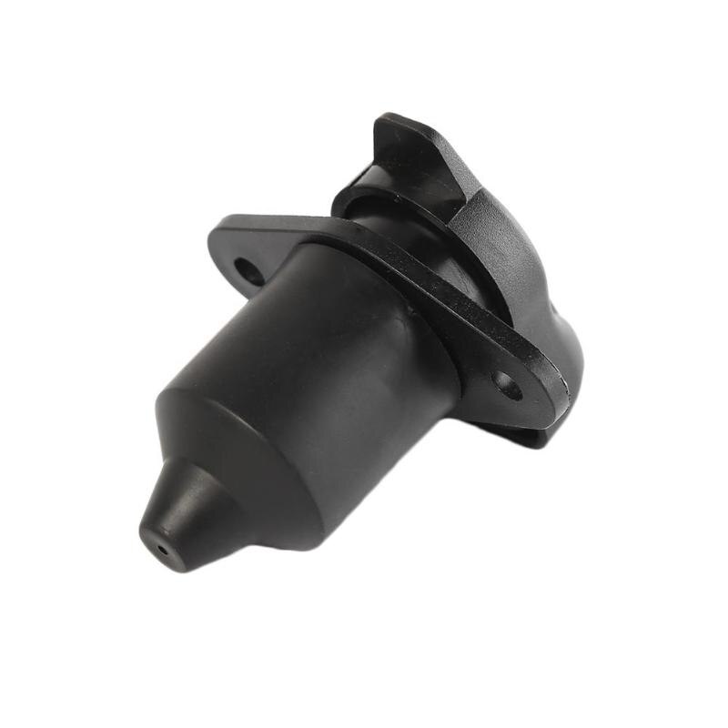 3 -stifts släpvagnsuttag europeisk standard 3 -vägs lastbil husvagnskoppling adapt svart gummi metall material 72*62*55mm tillbehör