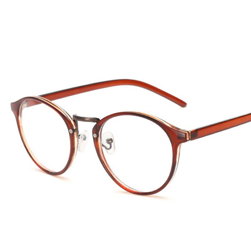 Elbru vintage runda glasögonbågar retro dambågar klar lins glasögonmärke gafas de sol gafas glasögon glasögon