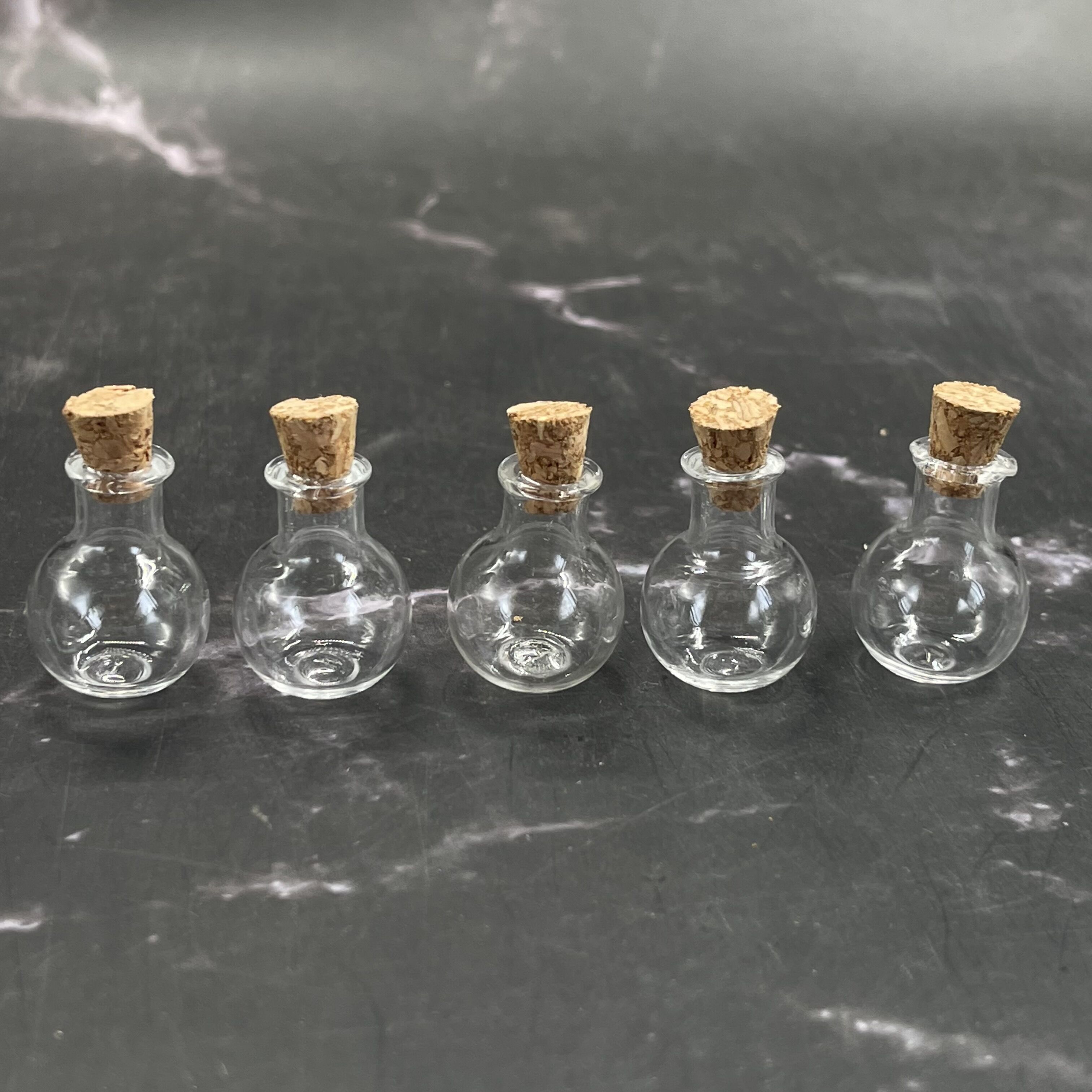 1/3/5/10PCS Glass Bottles Mini Potion Bottle Mini Cork Glass Vials Wedding DIY Mini Drift Bottle Wishing Bottle Perfume Bottles