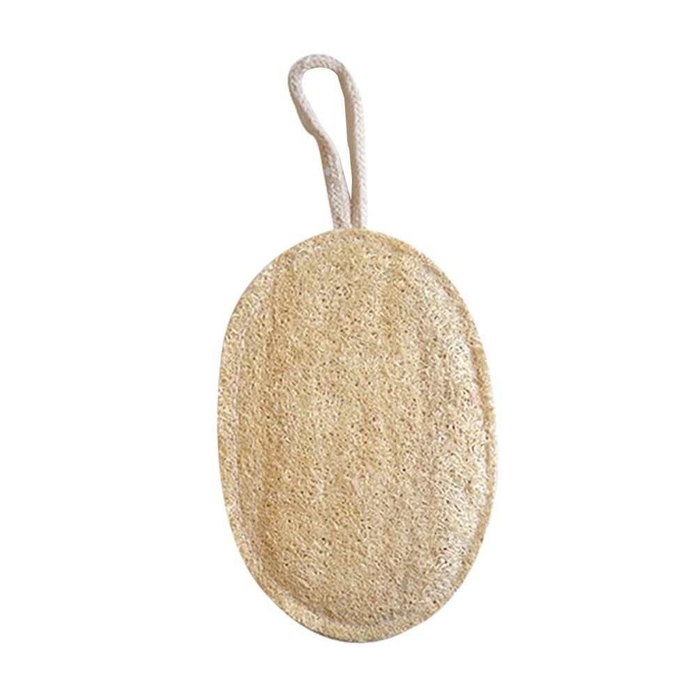 3 st naturlig loofah luffa svamp disk rengöringsborste skrubbare köksutrustning rengöring diskmedel loofahs skrubbplatta: Runda