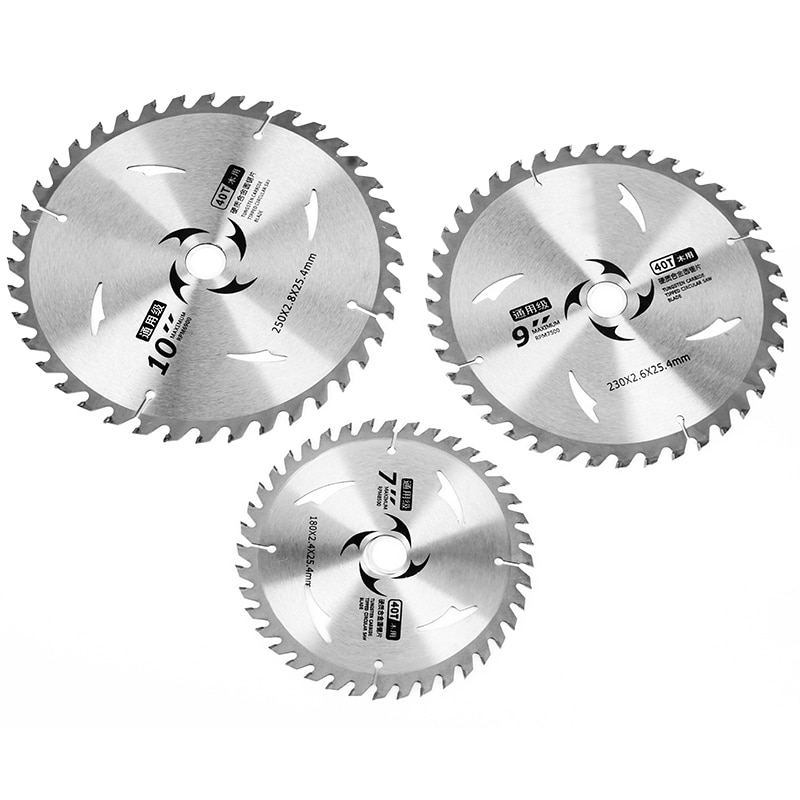 Savklinge 4 " /6 " /7 " /8 " /9 " /10 " rundsavklinge hårdmetal skæreblad til træ aluminium jern skæreskive