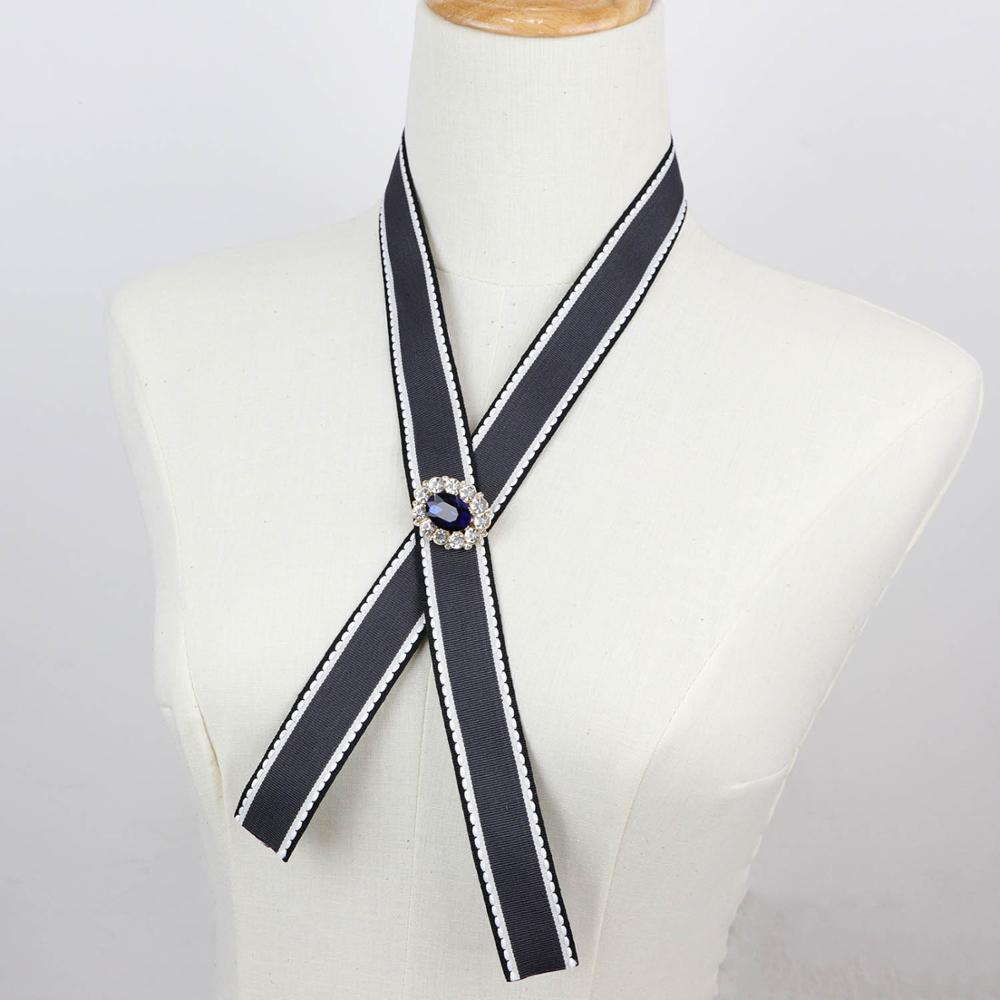 Accessoire de chemise | Col blanc, multi-usages bijoux, ruban cravate, noeud papillon réglable, col détachable, accessoire femme, fête quotidien: 2