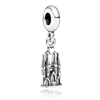 2019 NUOVO 100% 925 Argento Bella Bicicletta Romantico Giorno di san valentino del Regalo di Fascino del Fiocco di Neve Castello In Rilievo Collezione In Edizione Limitata: 10