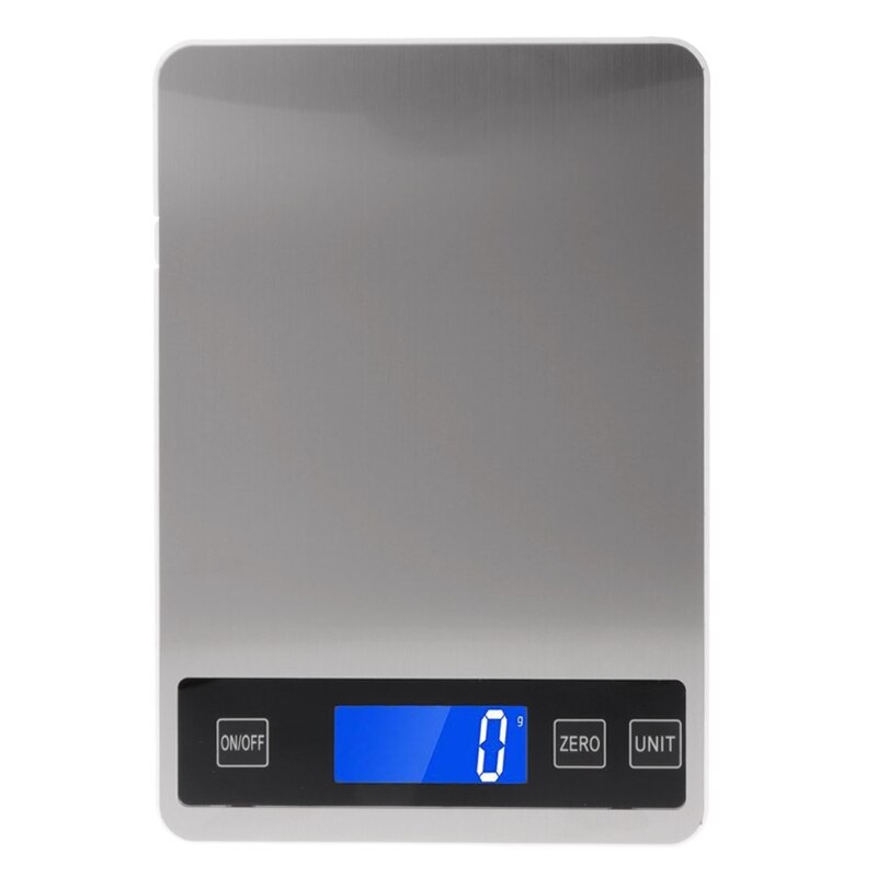 Lcd Digitale Elektronische Keukenweegschaal £/10Kg Opladen Touch Knop Waterdichte Koken Voedsel Schaal Hoge Precisie 10Kg/1G