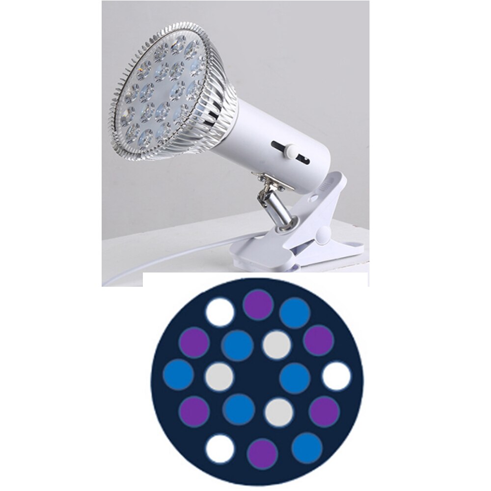 54W Aquarium LED Lighting E27 LED Coral Reef Aquarium Lights Full Spectrum PAR38 LED Light Aquarium Lamp Fixture