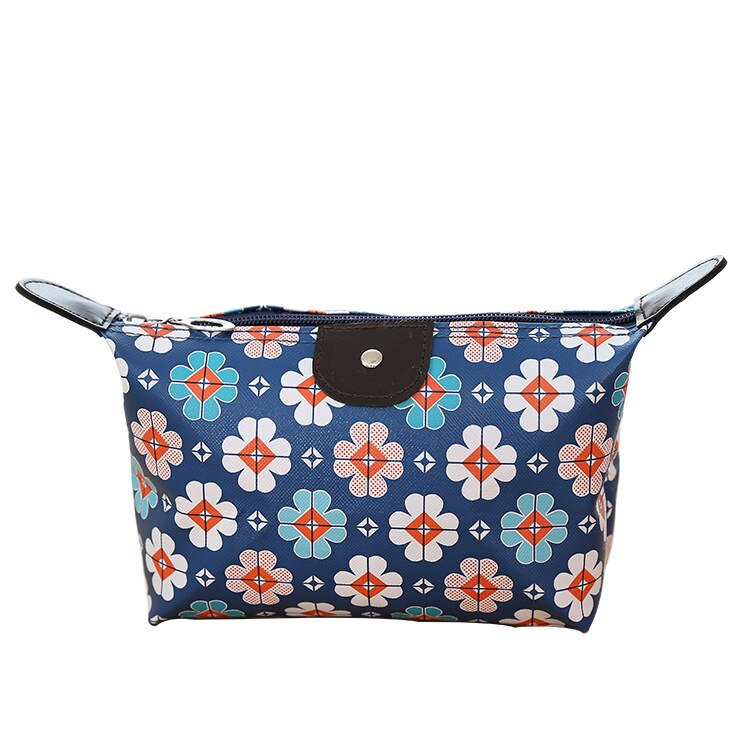 1PCs Wasserdichte Frauen Kosmetik Taschen Zipper Make-Up Tasche PU Telefon Münze Handtasche Tragbare Reise Schönheit Waschen Organizer Tasche Tasche