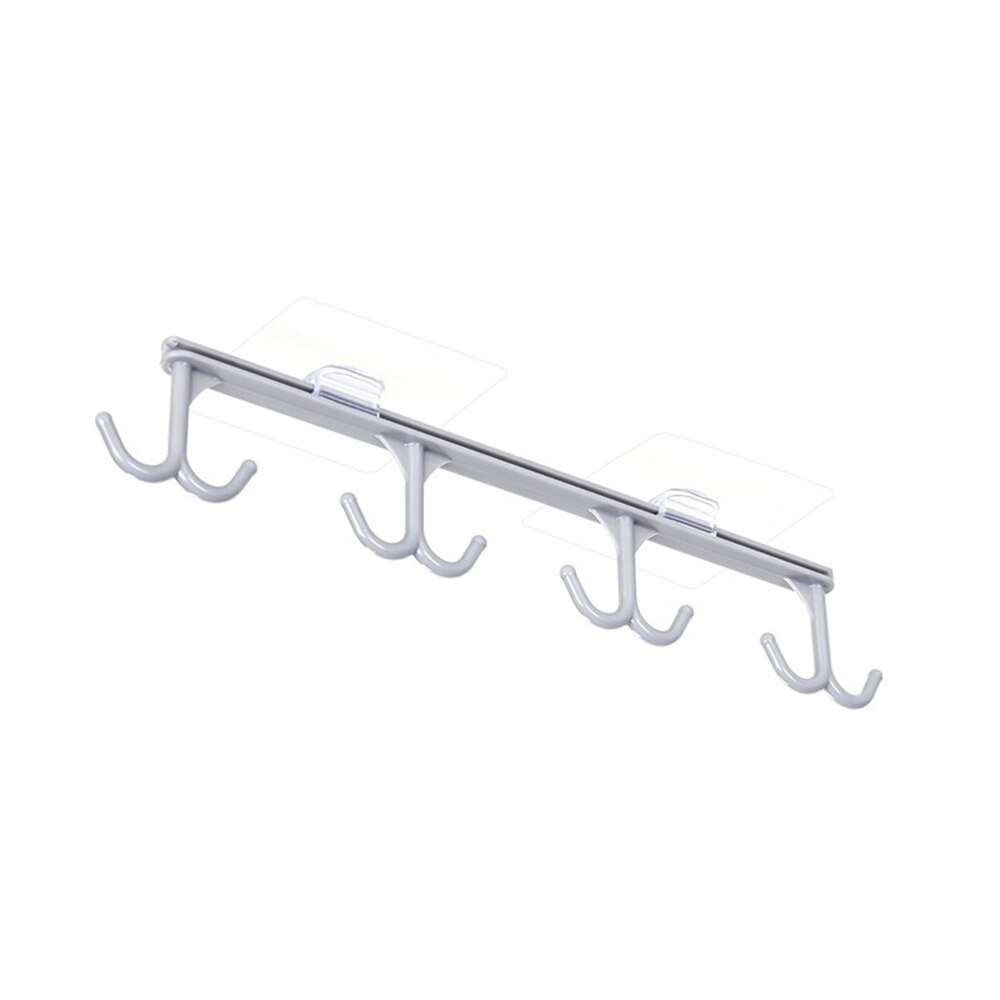 Estante de almacenamiento para cocina, organizador de puerta, armario, soporte para vasos, colgador de toallas, organizador de cocina: Grey