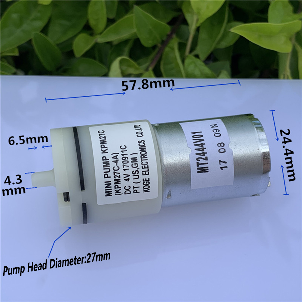 370 Mikro Luftpumpe KPM27 Luft Pumpe 3V-5V Elektronische Blutdruck Monitor Fisch Panzer USB Sauerstoff pumpe