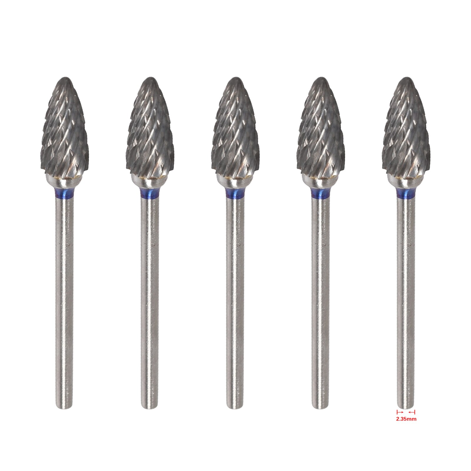 10 Sizes Dental Tungsten Carbide Steel Burs Teeth Drill 2.35mm Fit Polishing Handpiece Marathon: G06