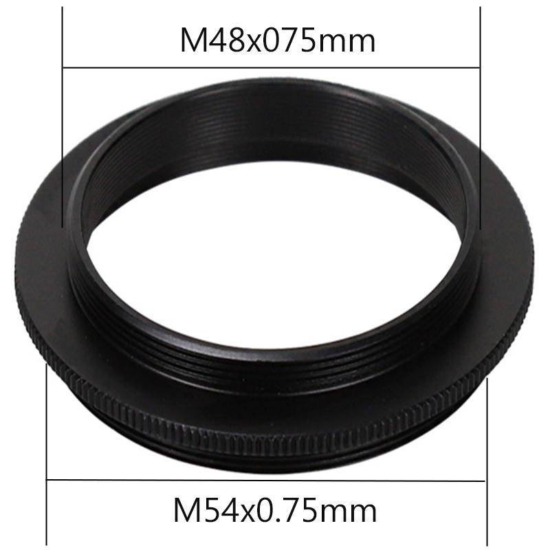Adaptador de rosca macho de ambos lados T T2 M42 M48 M54 M56 SCT accesorios de fotografía para telescopio astronómico M42x0,75 M48x0,75 M54x0,75: Naranja