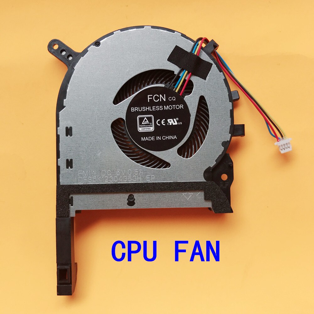 5V Cpu Gpu Cooling Fans Koeler Voor Asus Rog Strix FX505 FX505GE FX505D Tuf Gaming Computer Fan 13NR00S0M11111