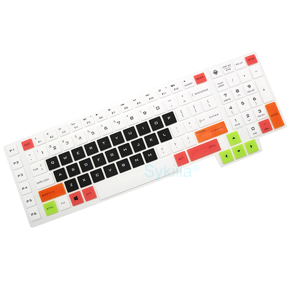 Funda de teclado para HP Omen 17 17t 17z 17-w 17-an 17-ck 7 Plus 6 5 4 3 2 funda protectora de silicona para juegos accesorios para portátiles