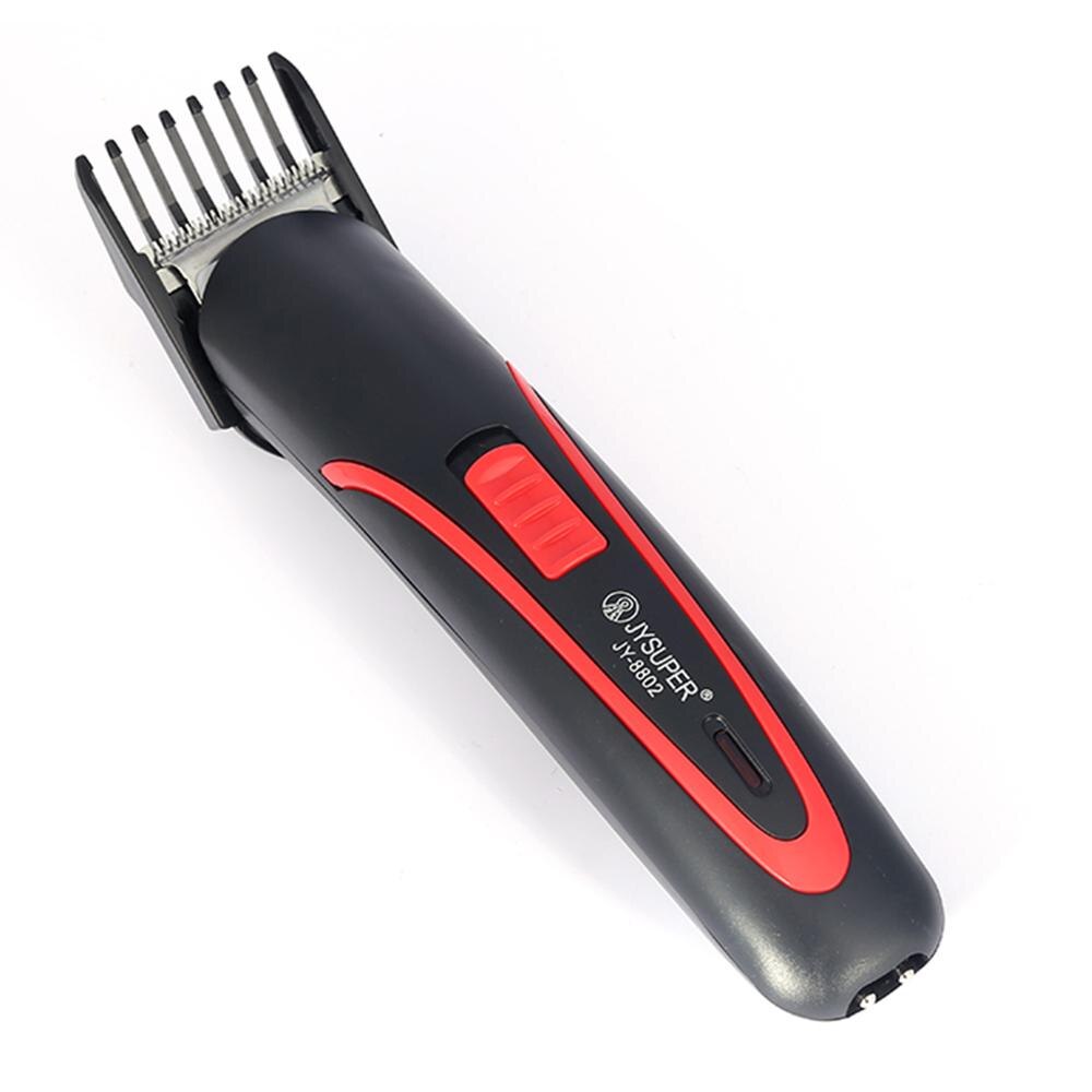 Cortadora de pelo eléctrica para hombres y adultos, cortador de pelo de JY-8802, carga rápida por USB, enchufe de EE. UU./UE