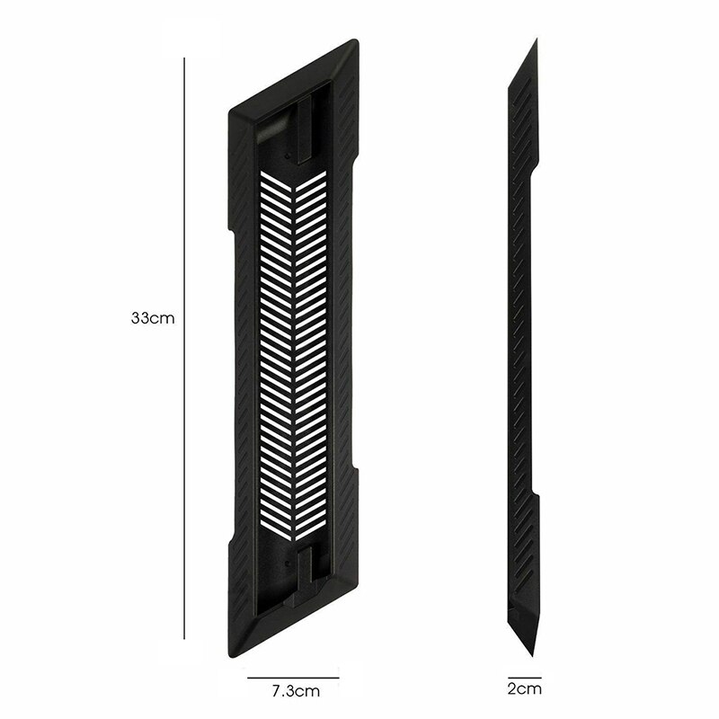 Vertical Stand Dock Mount Supporter Base Holder Cradle Cooling Pad Dock Base Bracket for PS4 Pro Game Console 9X2.2X40.4CM