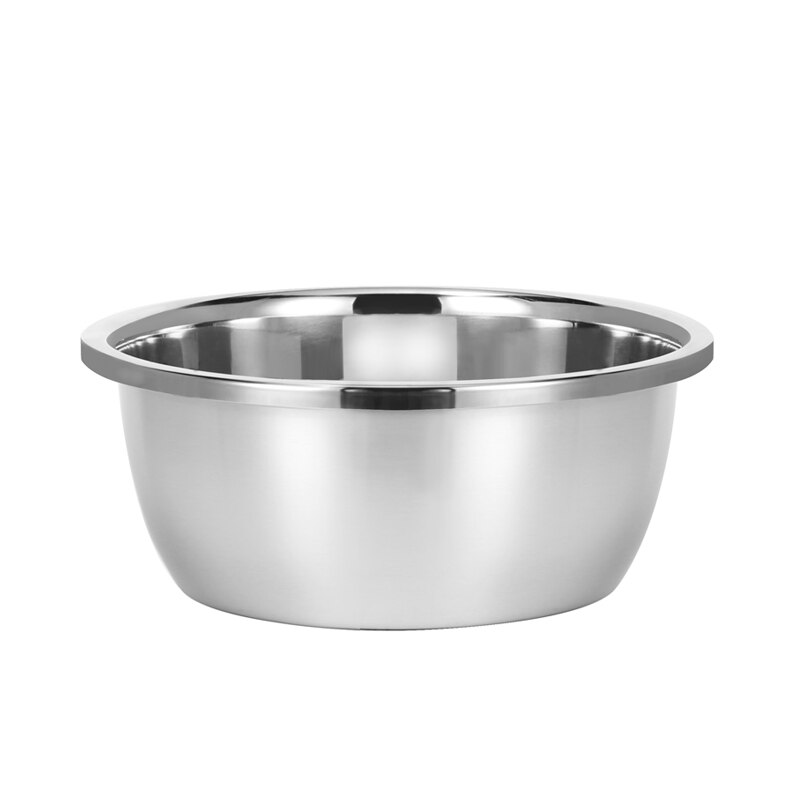 Stainless Steel Soup Basin Baked Egg Bowl Stainless Steel Bowl Rice Bowl 18-40CM Super Thick 178-921G
