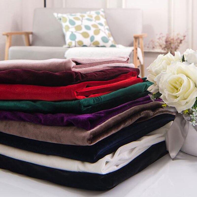 Hoogwaardige Stretch Dikke Koreaanse Fluwelen Fluwelen Stof Dikke Gouden Fluwelen Non-Fleece Kleding Zijde Kleding Fluwelen Stof