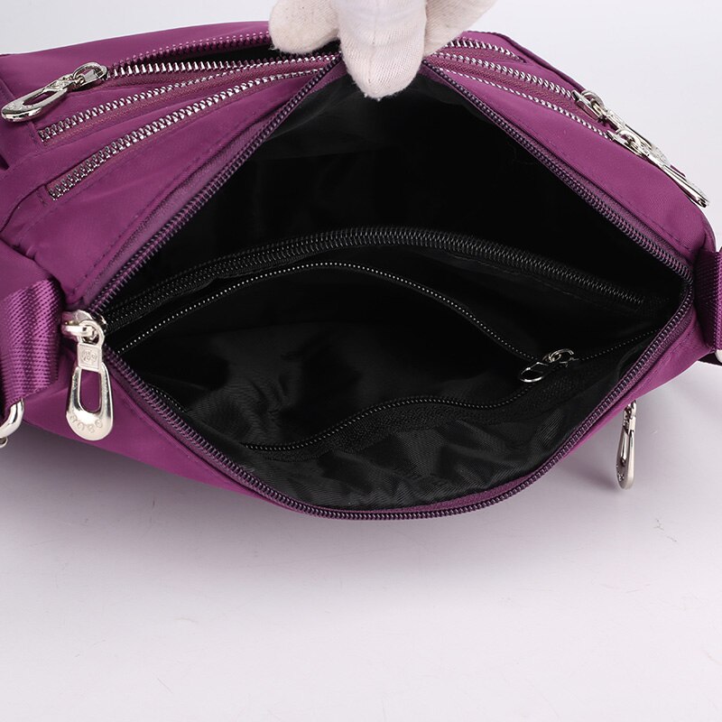 Damer håndvesker sommer stil budbringer vesker nylon crossbody skuldervesker damer uformelt reise kvinner topphåndtak bag bolsas